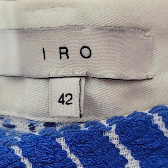 IRO Bermuda Shorts in Blue European Size 42 - Picture 9 of 9